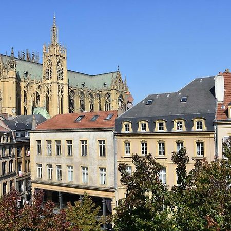 Grand Appartement Vue Cathedrale Metz Exterior photo